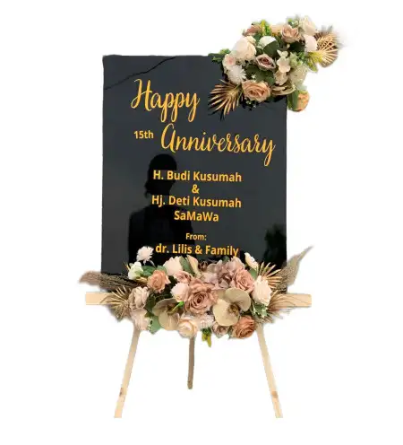 Papan Bunga Akrilik Karangkemiri